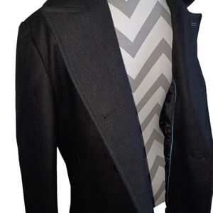 Black Rivet Kids Black Pea Coat